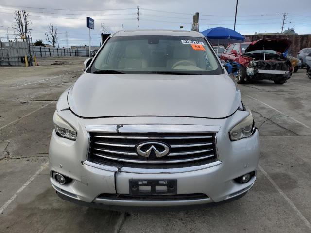 5N1AL0MMXEC548825 - 2014 INFINITI QX60 SILVER photo 5