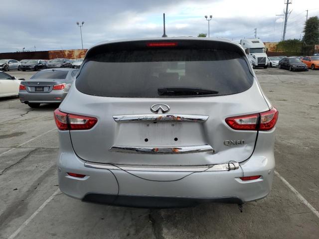 5N1AL0MMXEC548825 - 2014 INFINITI QX60 SILVER photo 6