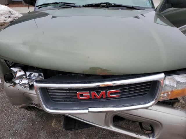 1GKDT13W412123616 - 2001 GMC JIMMY მწვანე ფოტო 11