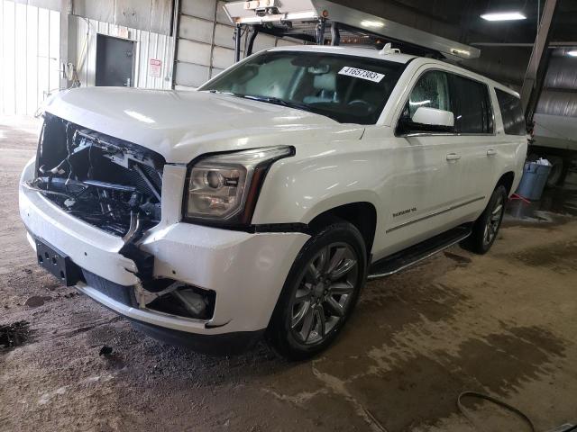 1GKS2GKC7JR293447 - 2018 GMC YUKON XL K1500 SLT WHITE photo 1