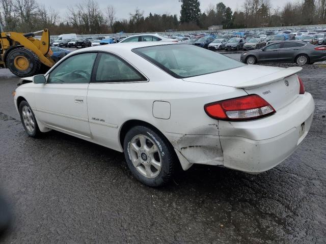 2T1CF22P21C425809 - 2001 TOYOTA CAMRY SOLA SE WHITE photo 2