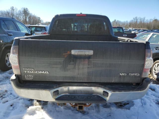 3TMLU4EN2AM055190 - 2010 TOYOTA TACOMA DOUBLE CAB GRAY photo 6