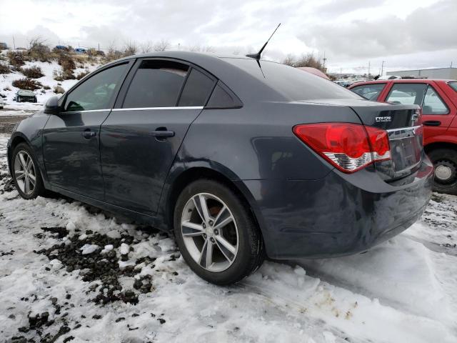 1G1PE5SB2D7118178 - 2013 CHEVROLET CRUZE LT GRAY photo 2