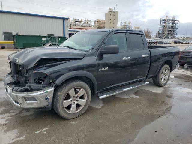 1D7RB1GK2AS250608 - 2010 DODGE RAM 1500 BLACK photo 1