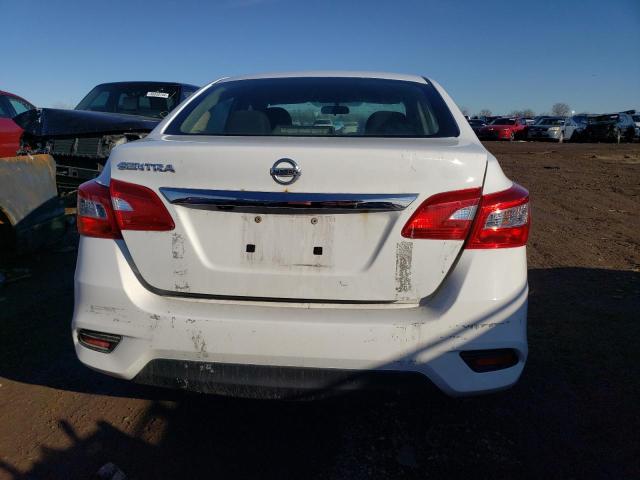 3N1AB7AP8KY216838 - 2019 NISSAN SENTRA S WHITE photo 6