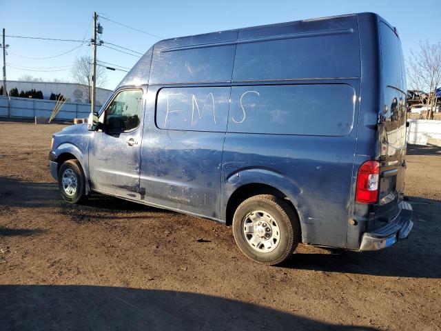 1N6BF0LY9CN113992 - 2012 NISSAN NV 2500 BLUE photo 2