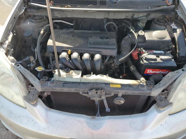 2T1KR32EX3C107463 - 2003 TOYOTA COROLLA MA XR SILVER photo 11