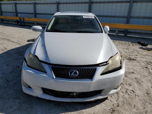 JTHBK262592082962 - 2009 LEXUS IS 250 WHITE photo 5