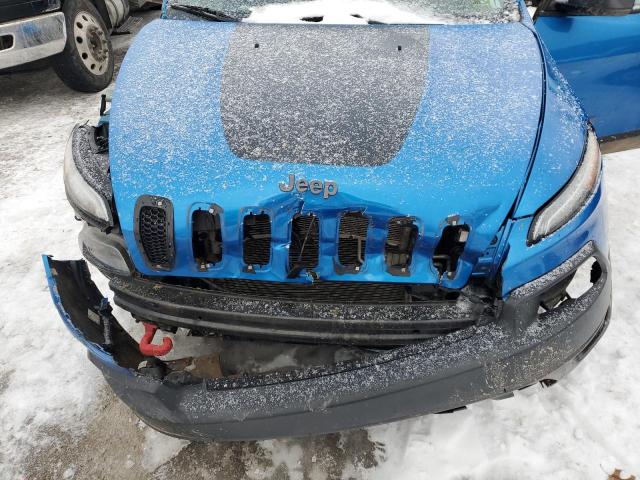 1C4PJMBX5JD548695 - 2018 JEEP CHEROKEE TRAILHAWK BLUE photo 12