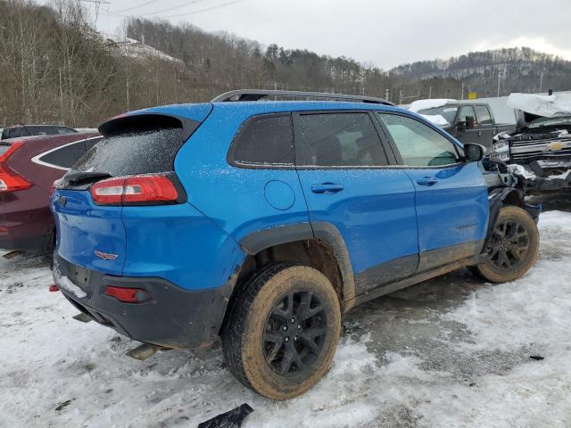 1C4PJMBX5JD548695 - 2018 JEEP CHEROKEE TRAILHAWK BLUE photo 3