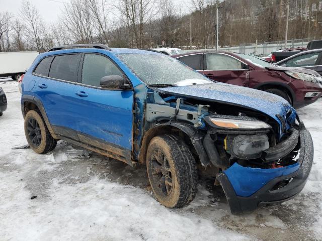 1C4PJMBX5JD548695 - 2018 JEEP CHEROKEE TRAILHAWK BLUE photo 4
