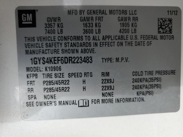 1GYS4KEF6DR223483 - 2013 CADILLAC ESCALADE ESV PLATINUM Bej foto 14