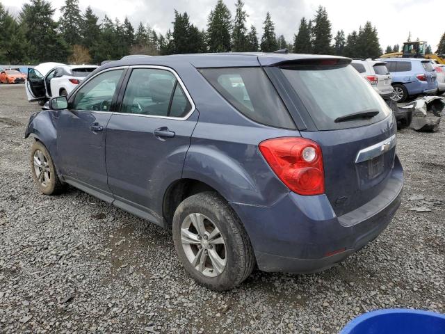 2GNALBEK2D6251415 - 2013 CHEVROLET EQUINOX LS BLUE photo 2