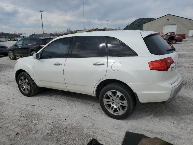 2HNYD28259H528788 - 2009 ACURA MDX WHITE photo 2