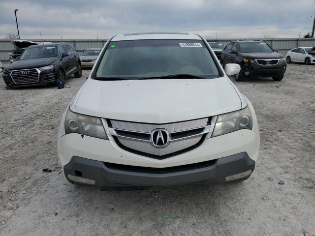 2HNYD28259H528788 - 2009 ACURA MDX WHITE photo 5