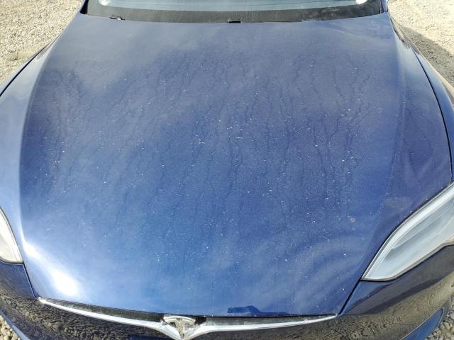 5YJSA1E21HF213185 - 2017 TESLA MODEL S Կապույտ լուսանկար 11