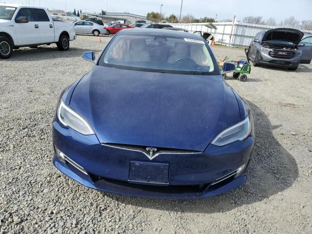 5YJSA1E21HF213185 - 2017 TESLA MODEL S Կապույտ լուսանկար 5