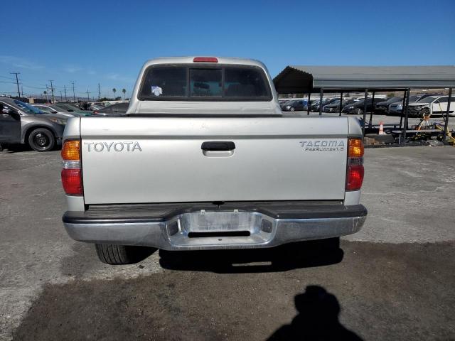 5TEGN92N32Z107236 - 2002 TOYOTA TACOMA DOUBLE CAB PRERUNNER SILVER photo 6