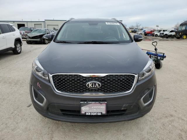 5XYPG4A34HG226431 - 2017 KIA SORENTO LX GRAY photo 5