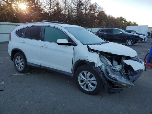 5J6RM4H54DL081764 - 2013 HONDA CR-V EX WHITE photo 4