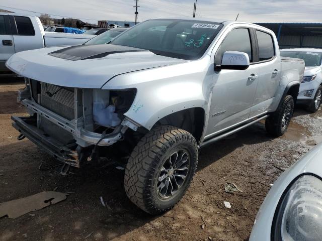 1GCGTEEN5H1254509 - 2017 CHEVROLET COLORADO ZR2 SILVER photo 1