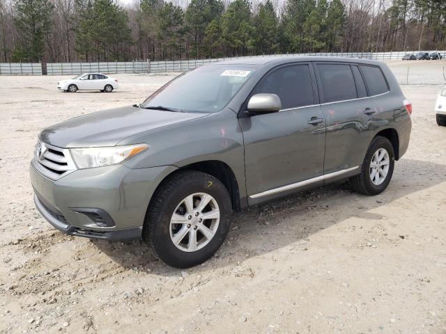 5TDZA3EH7DS035190 - 2013 TOYOTA HIGHLANDER BASE Gris photo 1