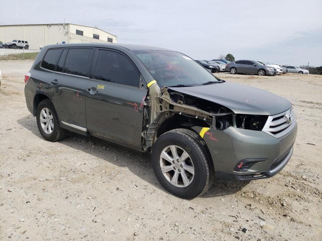 5TDZA3EH7DS035190 - 2013 TOYOTA HIGHLANDER BASE Gris photo 4