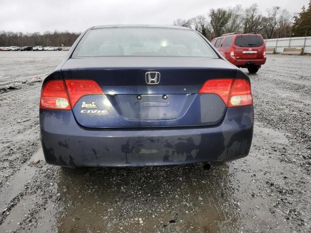 1HGFA16886L044251 - 2006 HONDA CIVIC EX BLUE photo 6