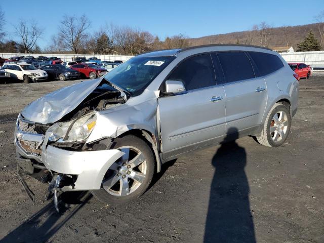 1GNKVLED6CJ108149 - 2012 CHEVROLET TRAVERSE LTZ SILVER photo 1