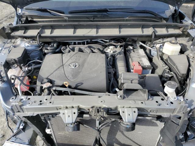 5TDGZRBH1MS105144 - 2021 TOYOTA HIGHLANDER XLE BLUE photo 12