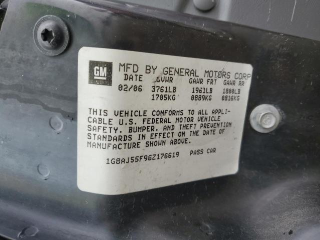 1G8AJ55F96Z176619 - 2006 SATURN ION LEVEL 2 BURGUNDY photo 13