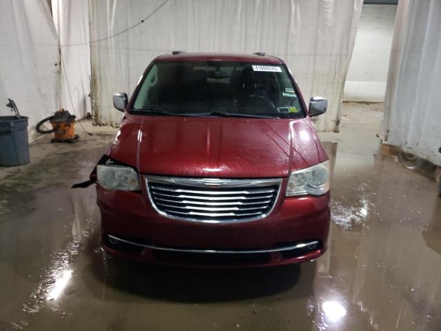 2C4RC1CG7DR646385 - 2013 CHRYSLER TOWN & COU TOURING L BURGUNDY photo 5