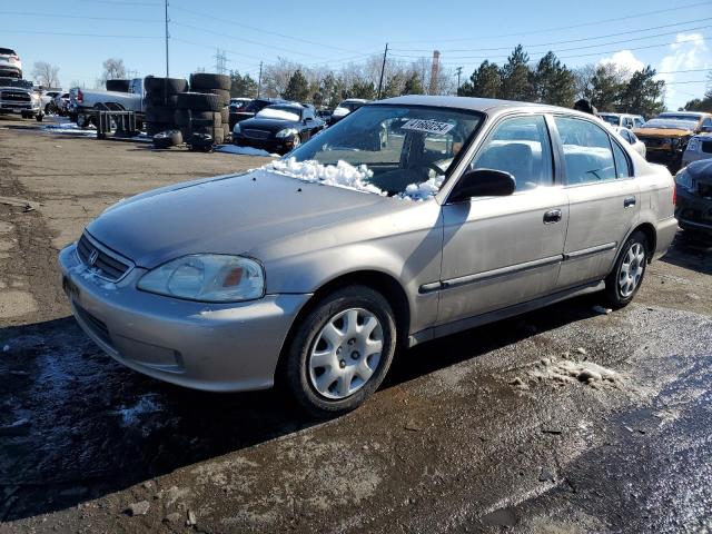 1HGEJ6676YL005175 - 2000 HONDA CIVIC LX BROWN photo 1