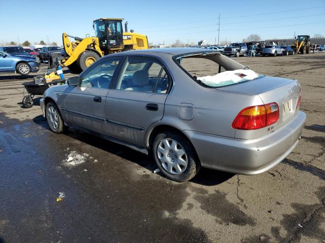 1HGEJ6676YL005175 - 2000 HONDA CIVIC LX BROWN photo 2