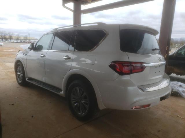 JN8AZ2AF7P9755925 - 2023 INFINITI QX80 LUXE WHITE photo 2