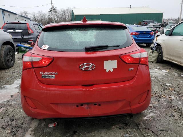 KMHD35LE5DU031722 - 2013 HYUNDAI ELANTRA GT RED photo 6