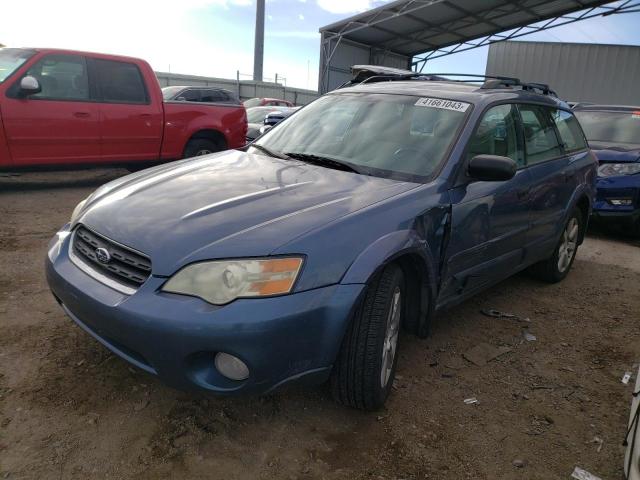 4S4BP61C687336606 - 2006 SUBARU LEGACY OUT 2.5I BLUE photo 1