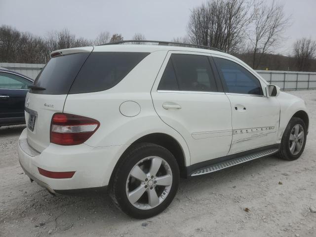 4JGBB8GB2AA587494 - 2010 MERCEDES-BENZ ML 350 4MATIC WHITE photo 3