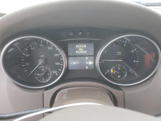 4JGBB8GB2AA587494 - 2010 MERCEDES-BENZ ML 350 4MATIC WHITE photo 9