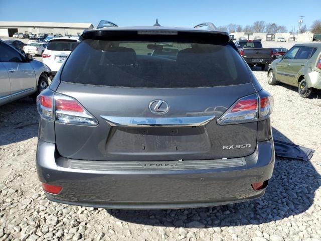 2T2ZK1BA1DC122600 - 2013 LEXUS RX 350 GRAY photo 6