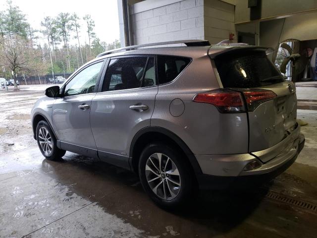 JTMRJREVXJD254788 - 2018 TOYOTA RAV4 HV LE SILVER photo 2