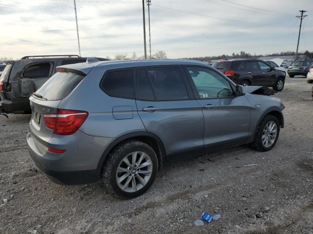 5UXWX9C56F0D44573 - 2015 BMW X3 XDRIVE28I SILVER photo 3