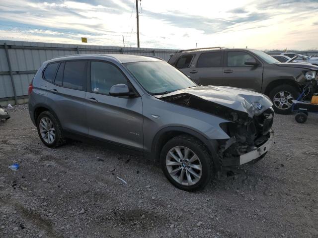 5UXWX9C56F0D44573 - 2015 BMW X3 XDRIVE28I SILVER photo 4