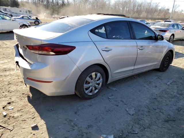 KMHD74LF8JU512311 - 2018 HYUNDAI ELANTRA SE SILVER photo 3