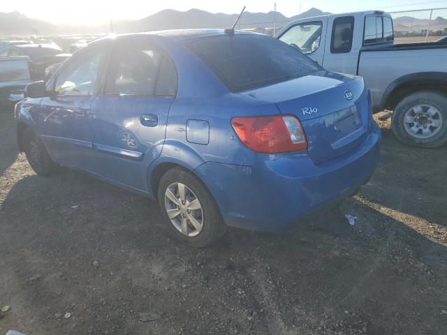 KNADH4A39A6644571 - 2010 KIA RIO LX BLUE photo 2