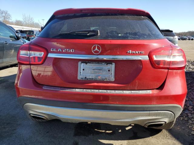 WDCTG4GB4GJ197728 - 2016 MERCEDES-BENZ GLA 250 4MATIC RED photo 6