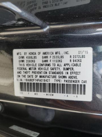 19UUB2F74FA016427 - 2015 ACURA TLX ADVANCE BLACK photo 13