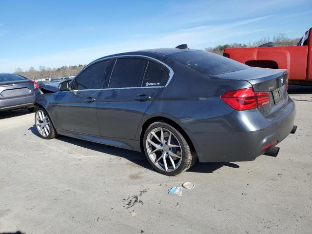 WBA8B7G58GNT95983 - 2016 BMW 340 XI GRAY photo 2