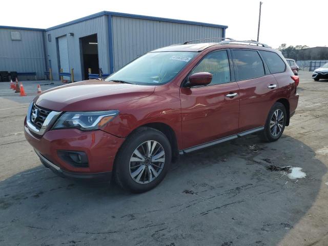 5N1DR2MN7HC698038 - 2017 NISSAN PATHFINDER S 红色 照片 1