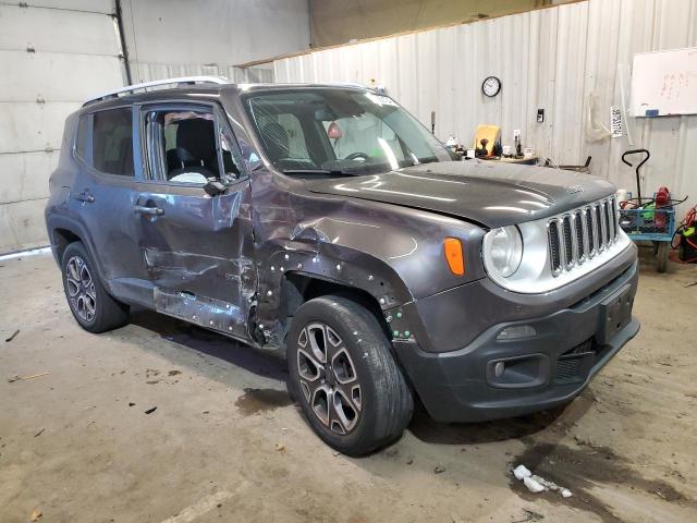 ZACCJBDB3HPG14841 - 2017 JEEP RENEGADE LIMITED GRAY photo 4